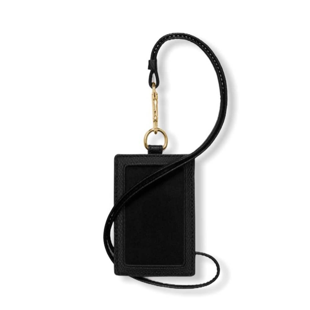 NWT - Coach ID Lanyard Card Holder - Black & Gold - Picture 4 of 8